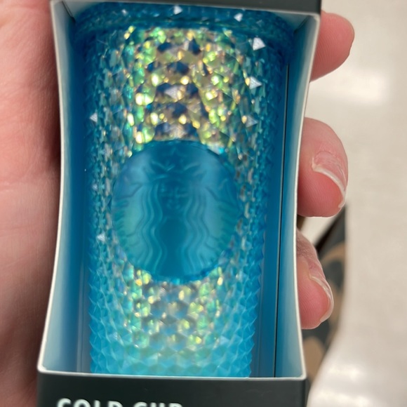 Starbucks Blue Glacier Gradient studded Elsa keychain ornament - Picture 2 of 2